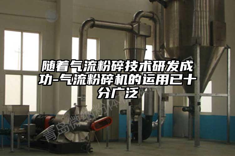 随着气流粉碎技术研发成功-气流茄子视频在线看污的运用已十分广泛