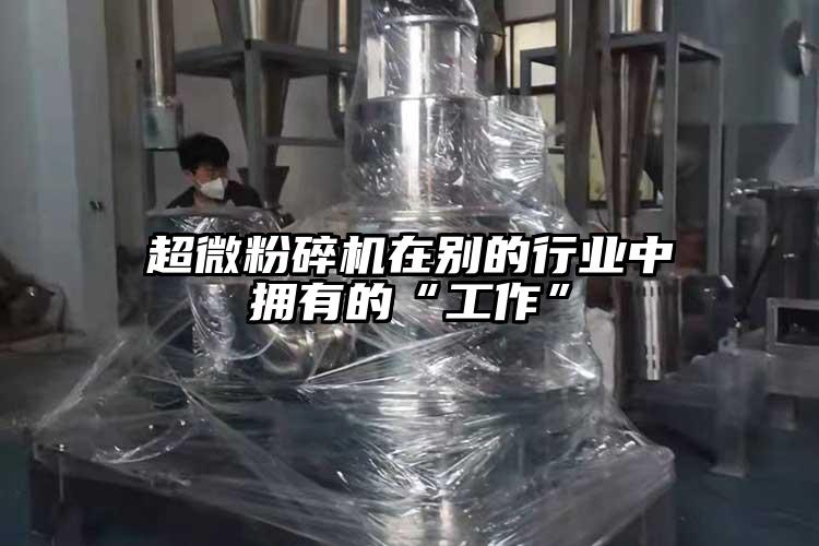 超微茄子视频在线看污在别的行业中拥有的“工作”
